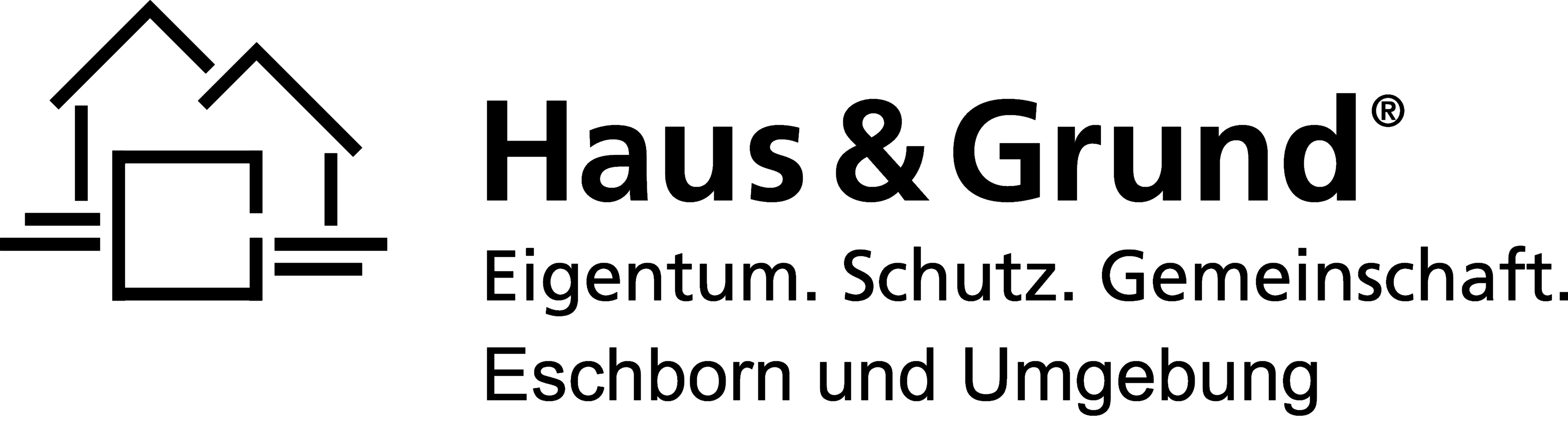 Haus Grund logo negativ